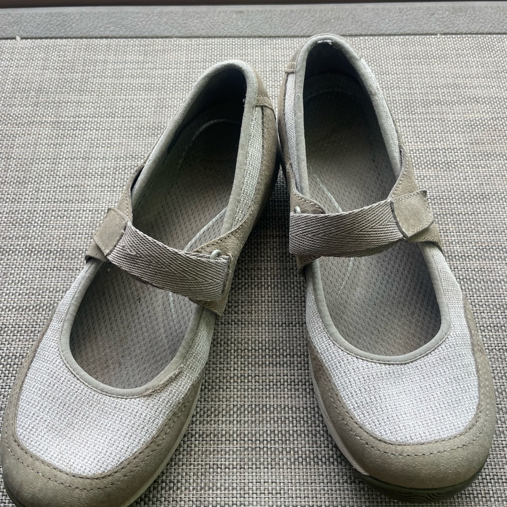 Dansko Taupe Mary Jane Flats - Picture 3 of 10